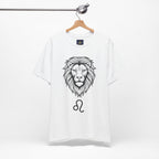 Leo Zodiac T-shirt- Black & White Leo unisex Shirt