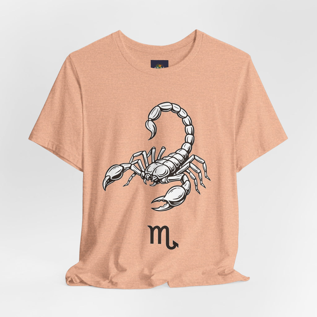 Scorpio Zodiac Tee - Unisex Minimalist Black and White Design