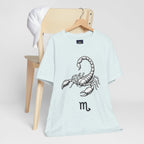Scorpio Zodiac Tee - Unisex Minimalist Black and White Design