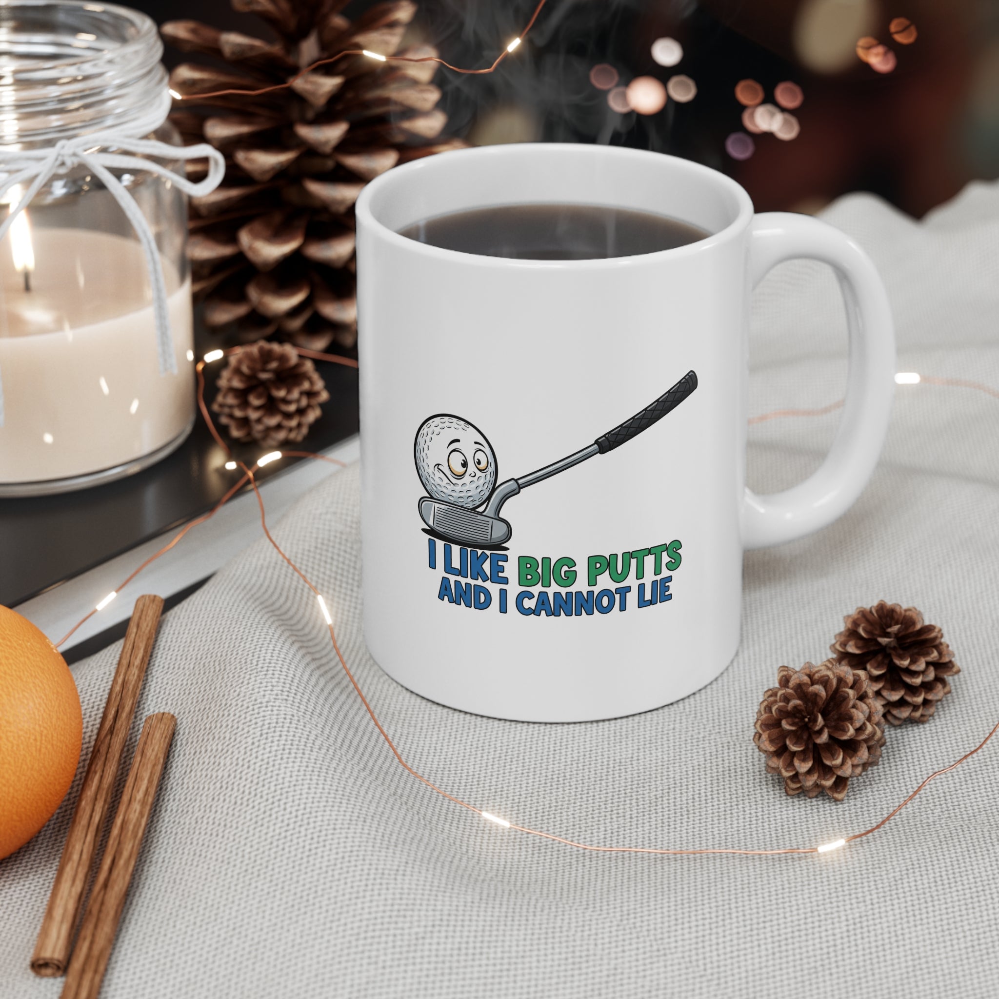 Big Putts Golf Mug - Perfect Hilarious Gift for Golf Lovers
