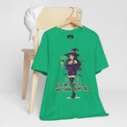 Sexy Witch Halloween T-Shirt - Flirty Witch Costume Tee | Trick or Treat Halloween Shirt - Atlas Briefly