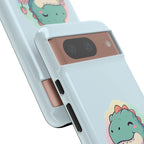 NamasTe-Rex Meditating Dinosaur Phone Case - Funny Yoga T-Rex Mobile Cover | Zen Tech Gift - Atlas Briefly