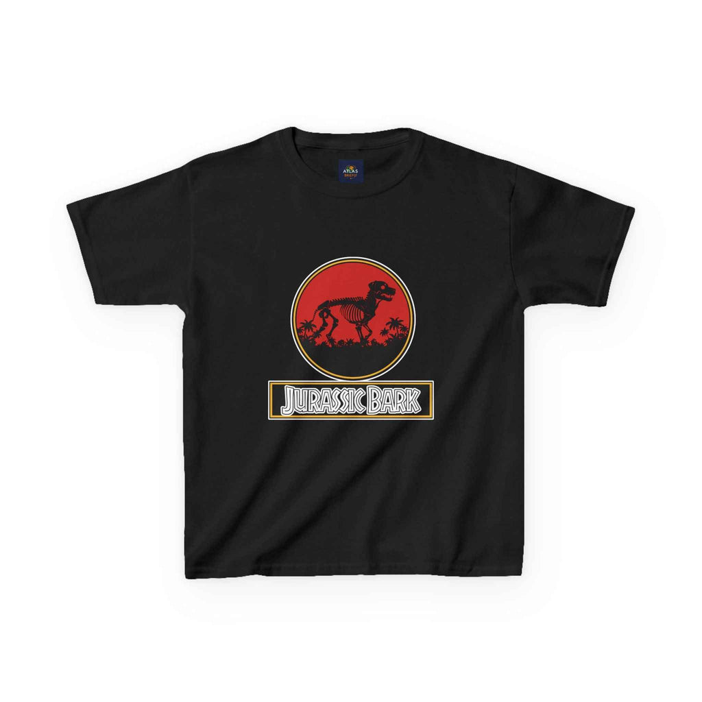 Kids Rottweiler T-Shirt - Jurassic Bark -  Perfect Dog Tee for Kids - Atlas Briefly