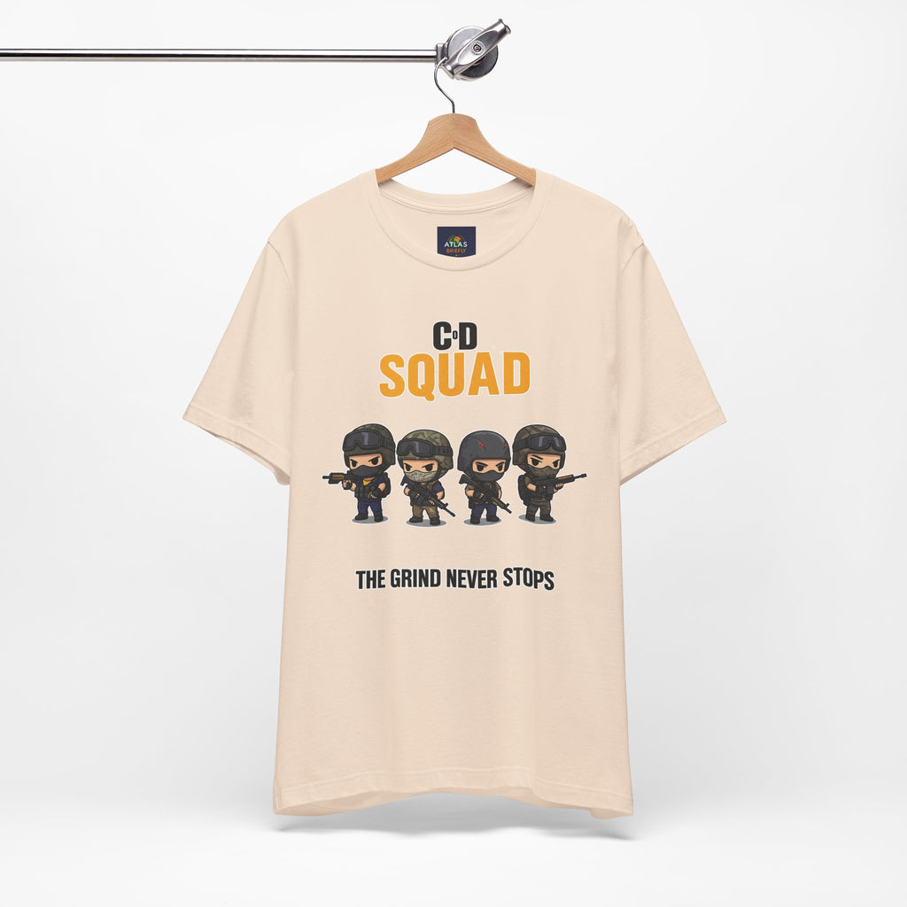 CoD Squad Tee for Gamers: The Grind Never Stops