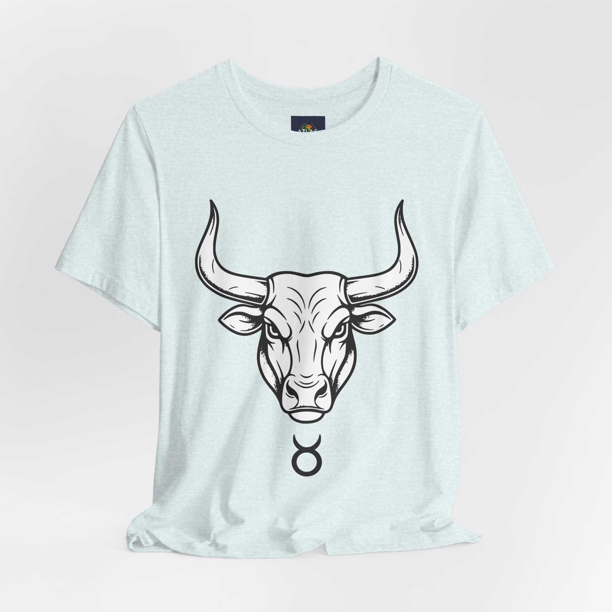 Taurus Zodiac T-Shirt - Minimalist Black and White Unisex T-Shirt
