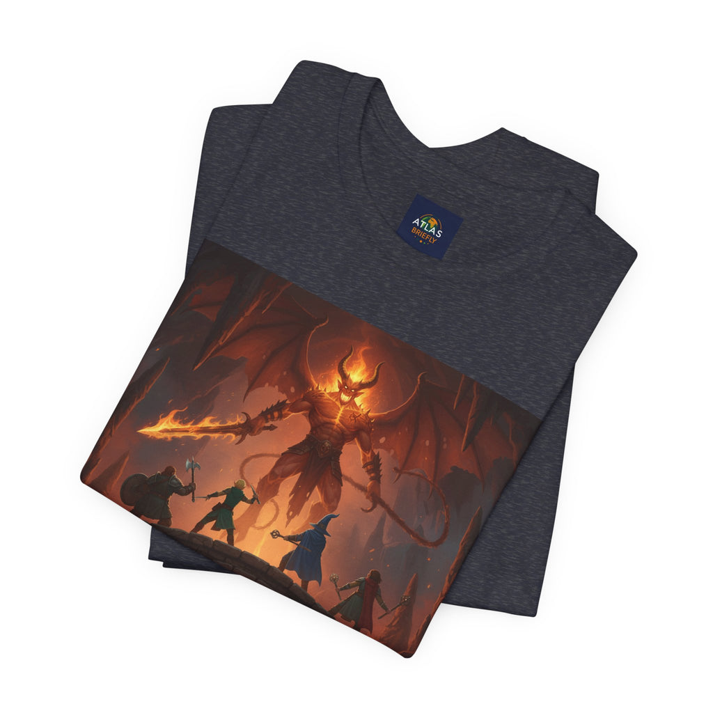 D&D Fantasy T-Shirt - Roll a Natural 20 Dungeon Master RPG Unisex Tee