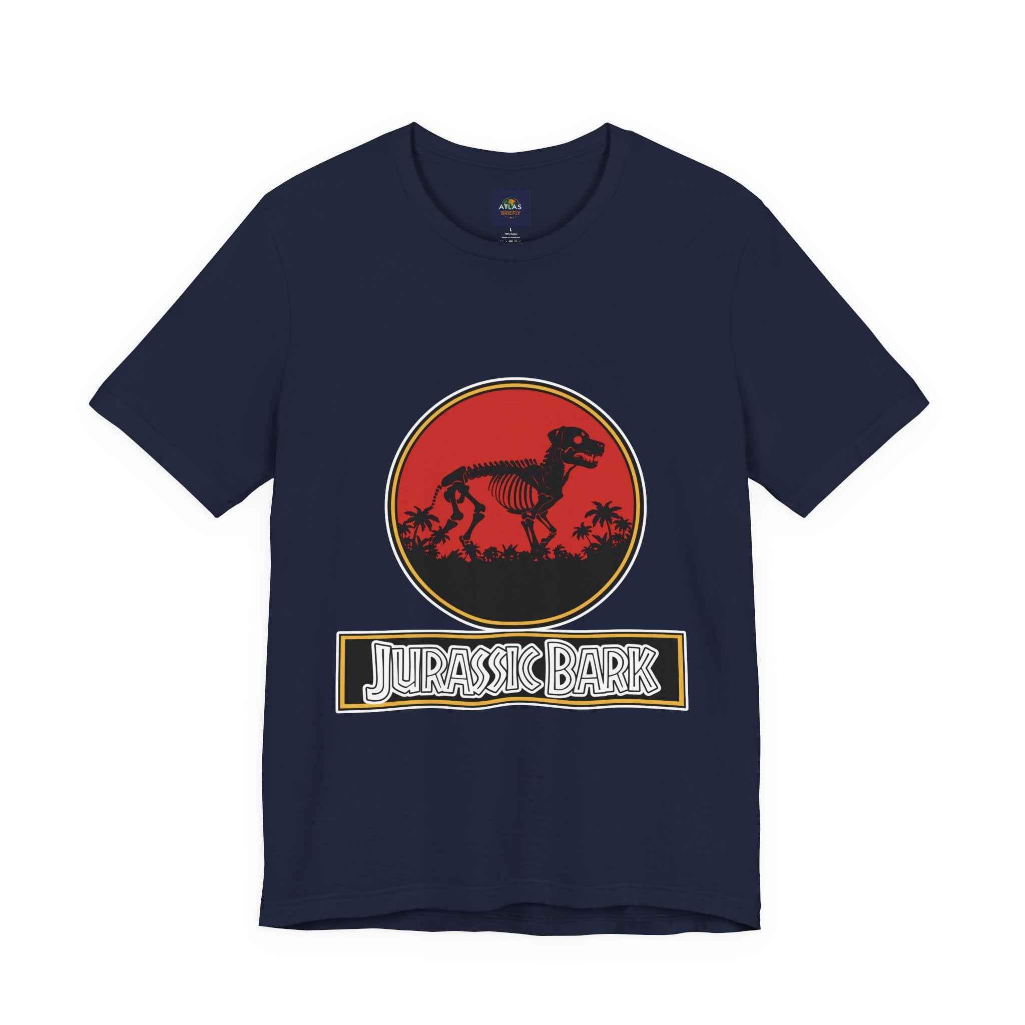 Rottweiler Dog T-Shirt - Jurassic Bark Design for Dog Lovers - Atlas Briefly