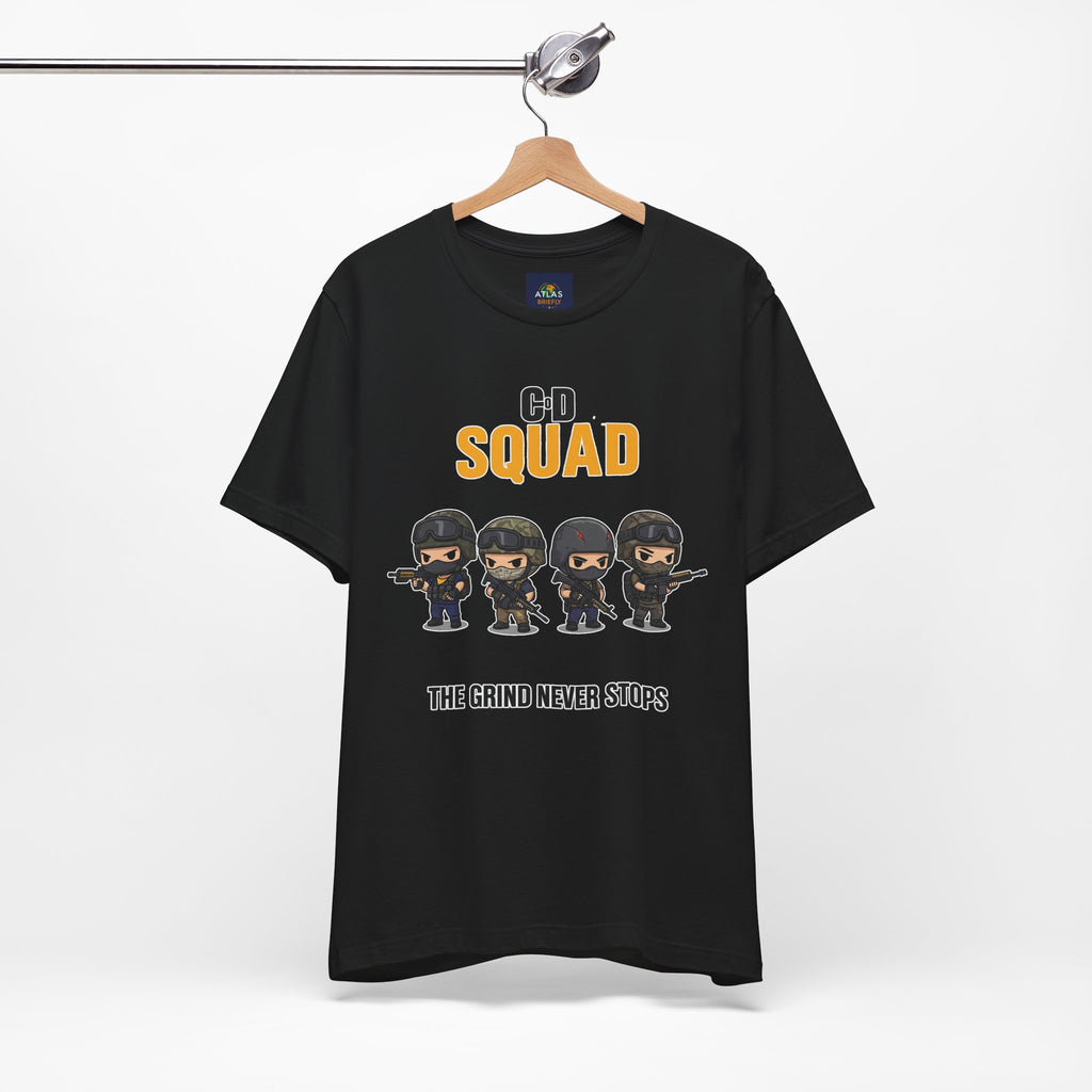 CoD Squad Tee for Gamers: The Grind Never Stops