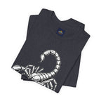 Scorpio Zodiac Tee - Unisex Minimalist Black and White Design