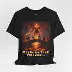 D&D Fantasy T-Shirt - Roll a Natural 20 Dungeon Master RPG Unisex Tee - Atlas Briefly