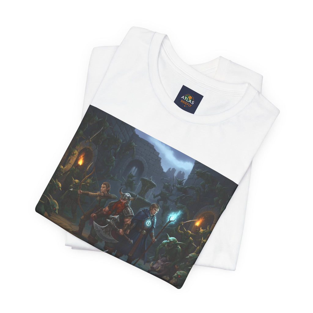Goblin Ambush T-Shirt - Unleash Your Inner Fantasy Adventure - Atlas Briefly