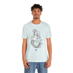 Capricorn Zodiac Tee - Unisex Minimalist Horoscope Shirt in Black and White