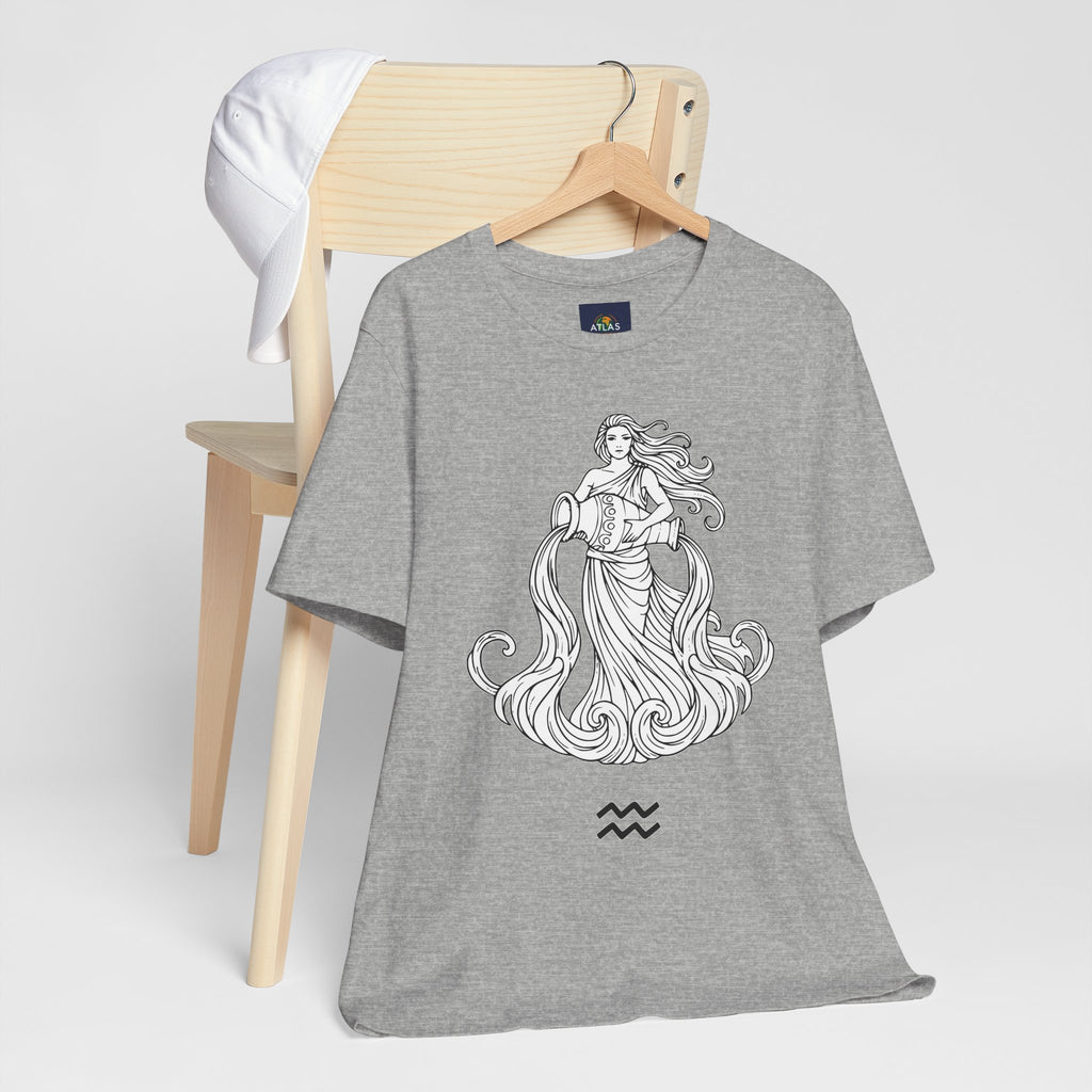 Aquarius Zodiac Tee - Unisex Astrology T-Shirt for Trendy Style