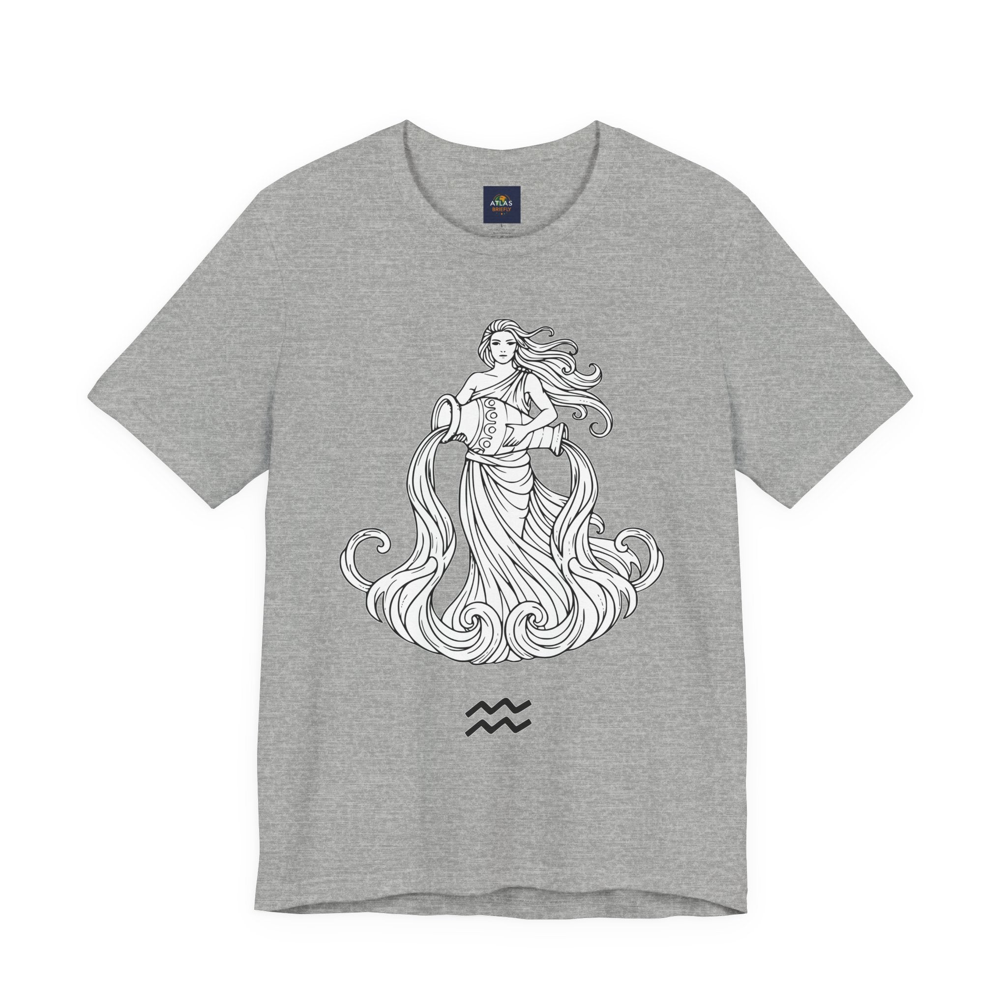Aquarius Zodiac Tee - Unisex Astrology T-Shirt for Trendy Style