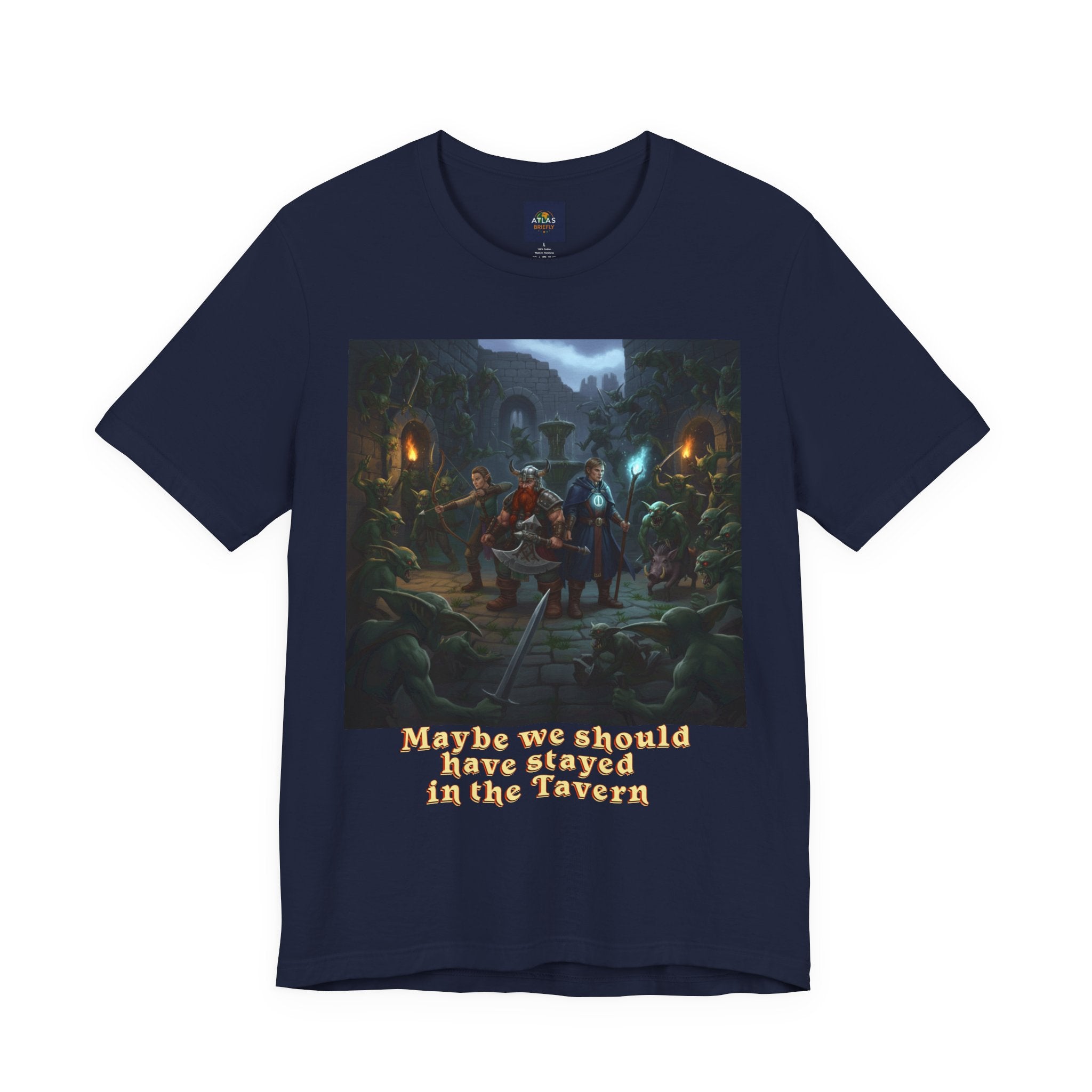 Goblin Ambush T-Shirt - Unleash Your Inner Fantasy Adventure - Atlas Briefly