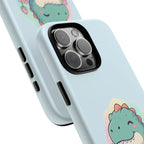 NamasTe-Rex Meditating Dinosaur Phone Case - Funny Yoga T-Rex Mobile Cover | Zen Tech Gift - Atlas Briefly