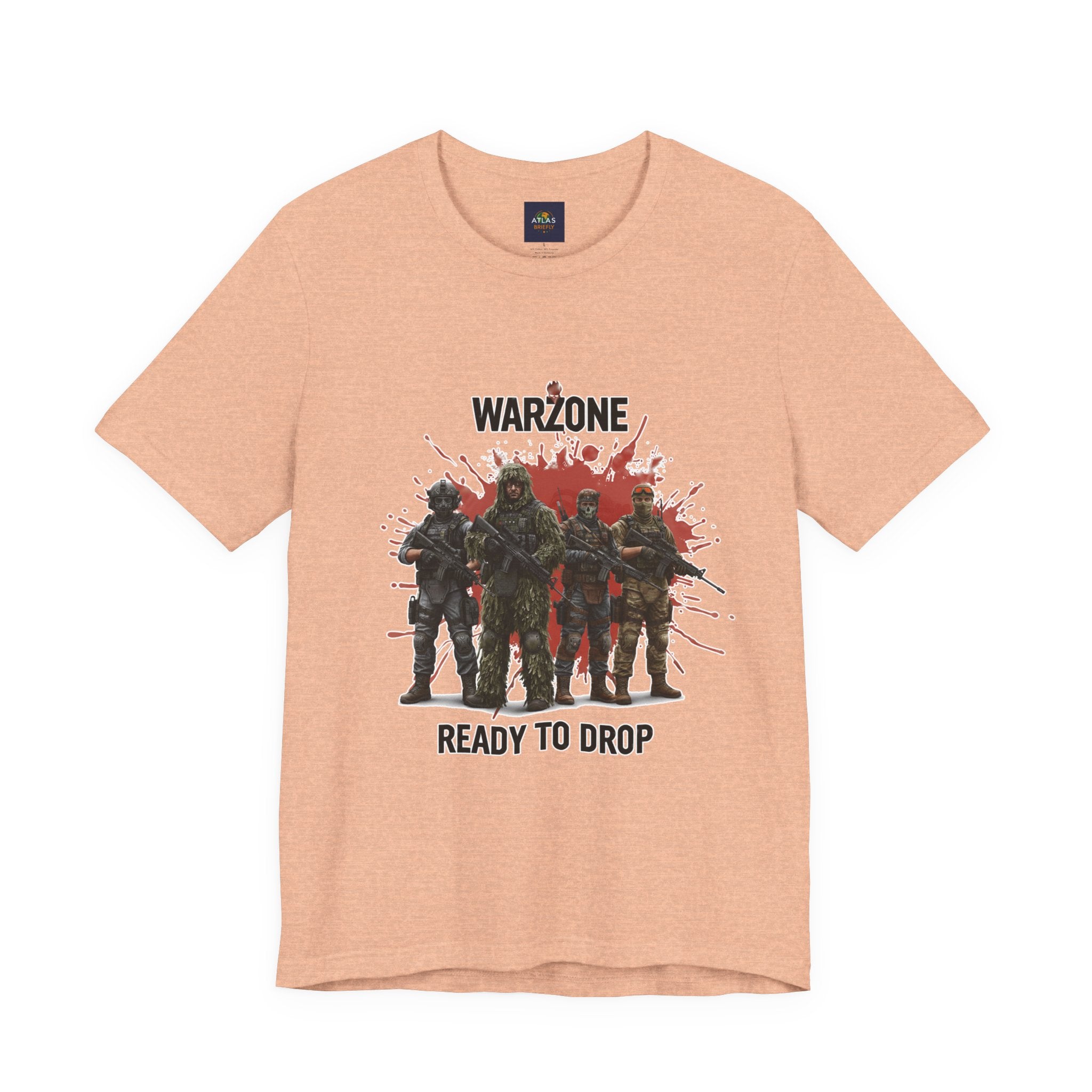 Warzone Drop T-shirt for Squad's Fashion Sense and Diverse K/D Ratio - Atlas Briefly