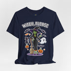 Witch Please Halloween T-Shirt - Sassy Witch Tee with Pumpkin Design | Funny Halloween Shirt - Atlas Briefly