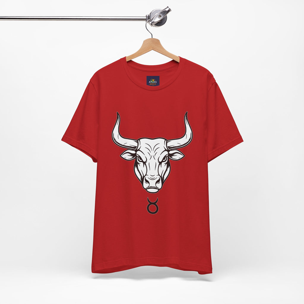 Taurus Zodiac T-Shirt - Minimalist Black and White Unisex T-Shirt