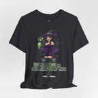 Sexy Witch Halloween T-Shirt - Flirty Witch Costume Tee | Trick or Treat Halloween Shirt - Atlas Briefly