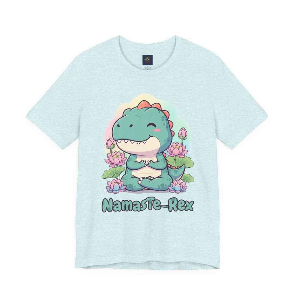 NamasTe-Rex T-Shirt - Yoga Dinosaur Tee - Atlas Briefly