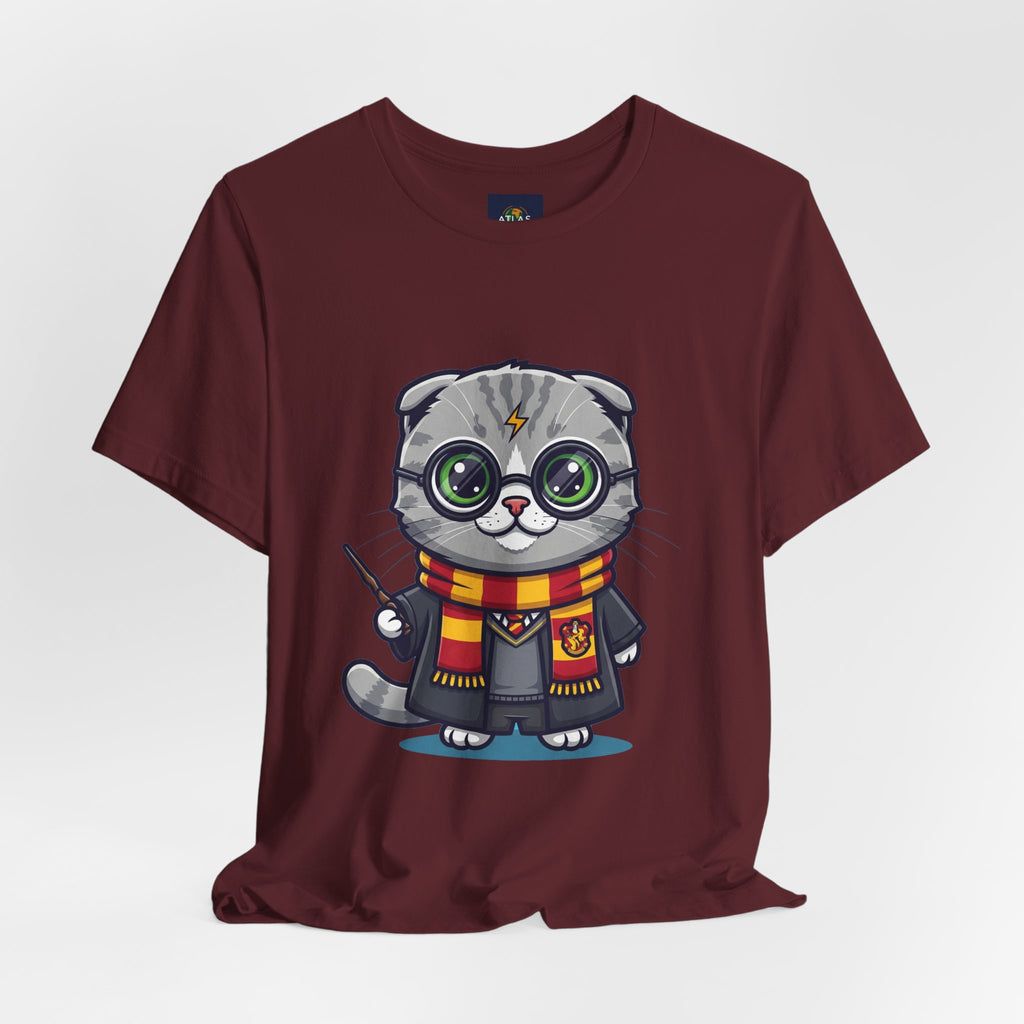 Griffinclaw Harry Potter T-Shirt - Funny Wizarding World Tee | Cute Potter Cat Gift - Atlas Briefly