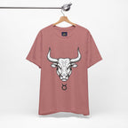 Taurus Zodiac T-Shirt - Minimalist Black and White Unisex T-Shirt