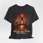 D&D Fantasy T-Shirt - Roll a Natural 20 Dungeon Master RPG Unisex Tee