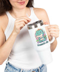 NamasTe-Rex Meditating Dinosaur Insulated Travel Mug | 40oz - Atlas Briefly