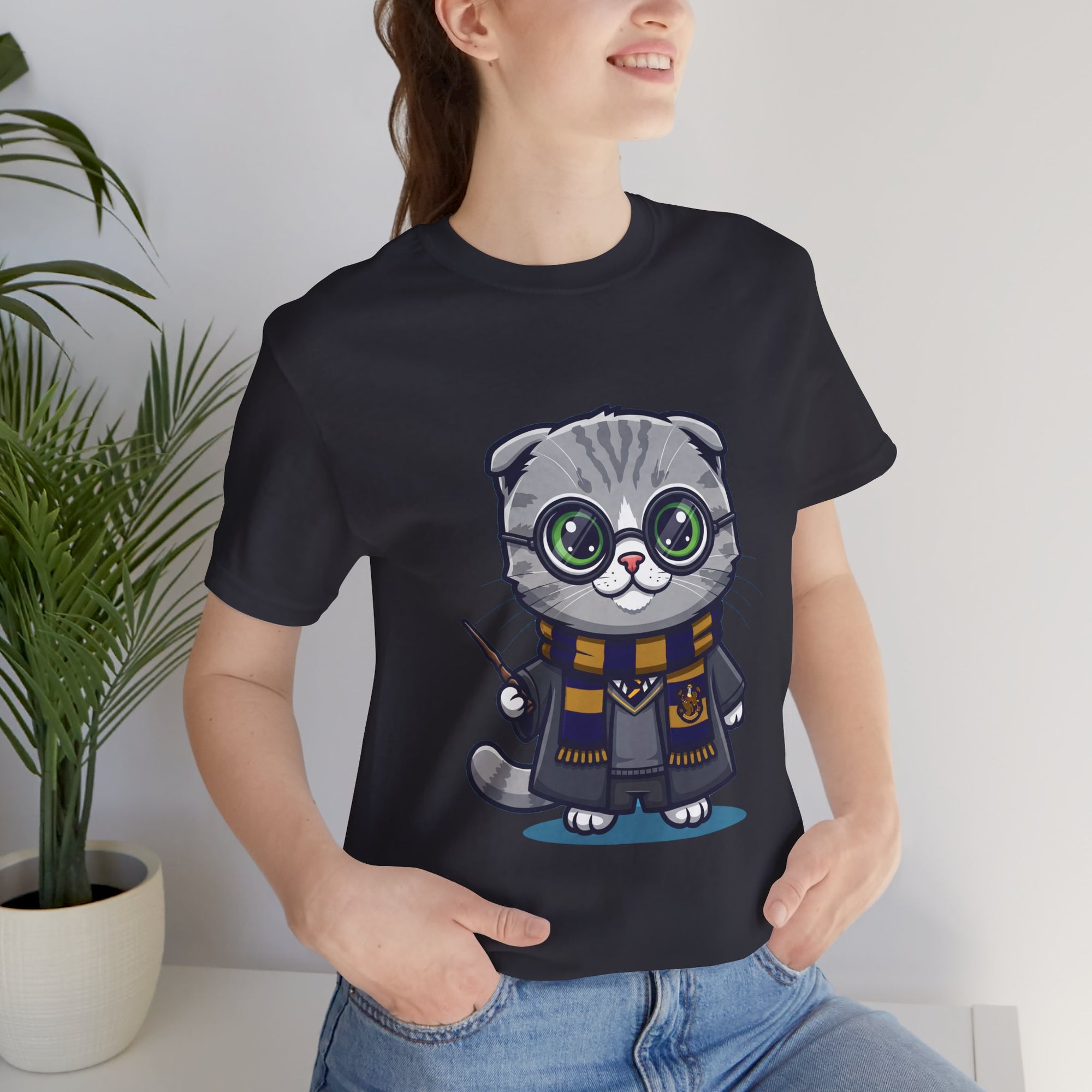 Ravenpaw Harry Potter T-Shirt - Funny Wizarding World Tee | Cute Potter Cat Gift - Atlas Briefly