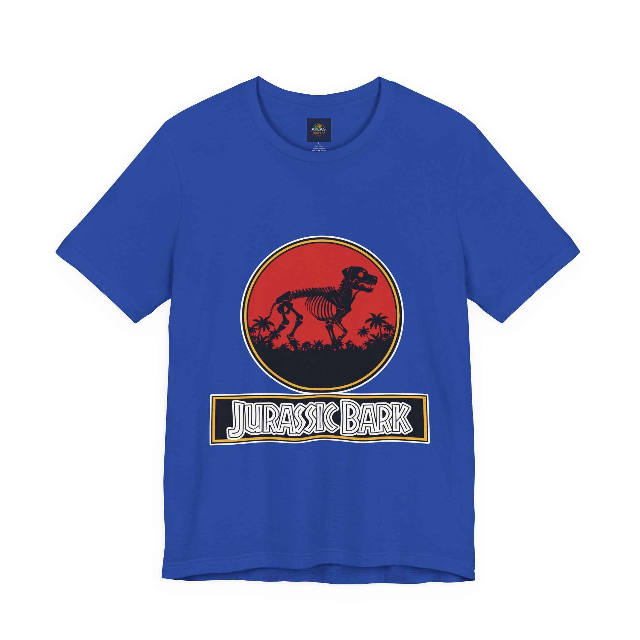 Rottweiler Dog T-Shirt - Jurassic Bark Design for Dog Lovers - Atlas Briefly