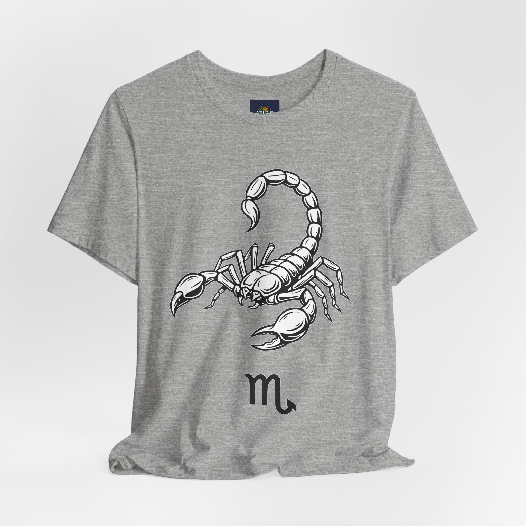 Scorpio Zodiac Tee - Unisex Minimalist Black and White Design