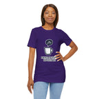 Powered by Caffeine and Sheer Will T-Shirt - Funny Coffee Lover Tee | Minimalist Humor Gift - Atlas Briefly