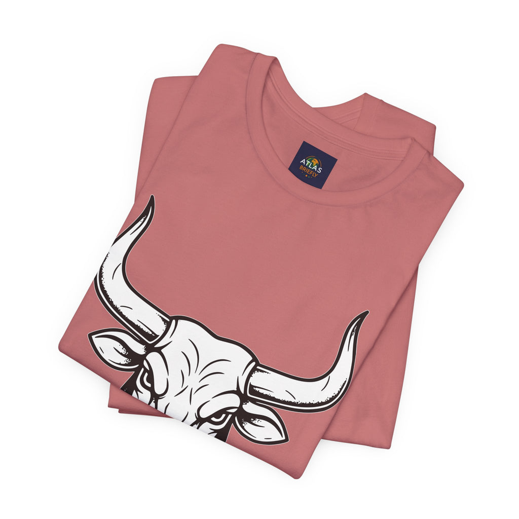 Taurus Zodiac T-Shirt - Minimalist Black and White Unisex T-Shirt