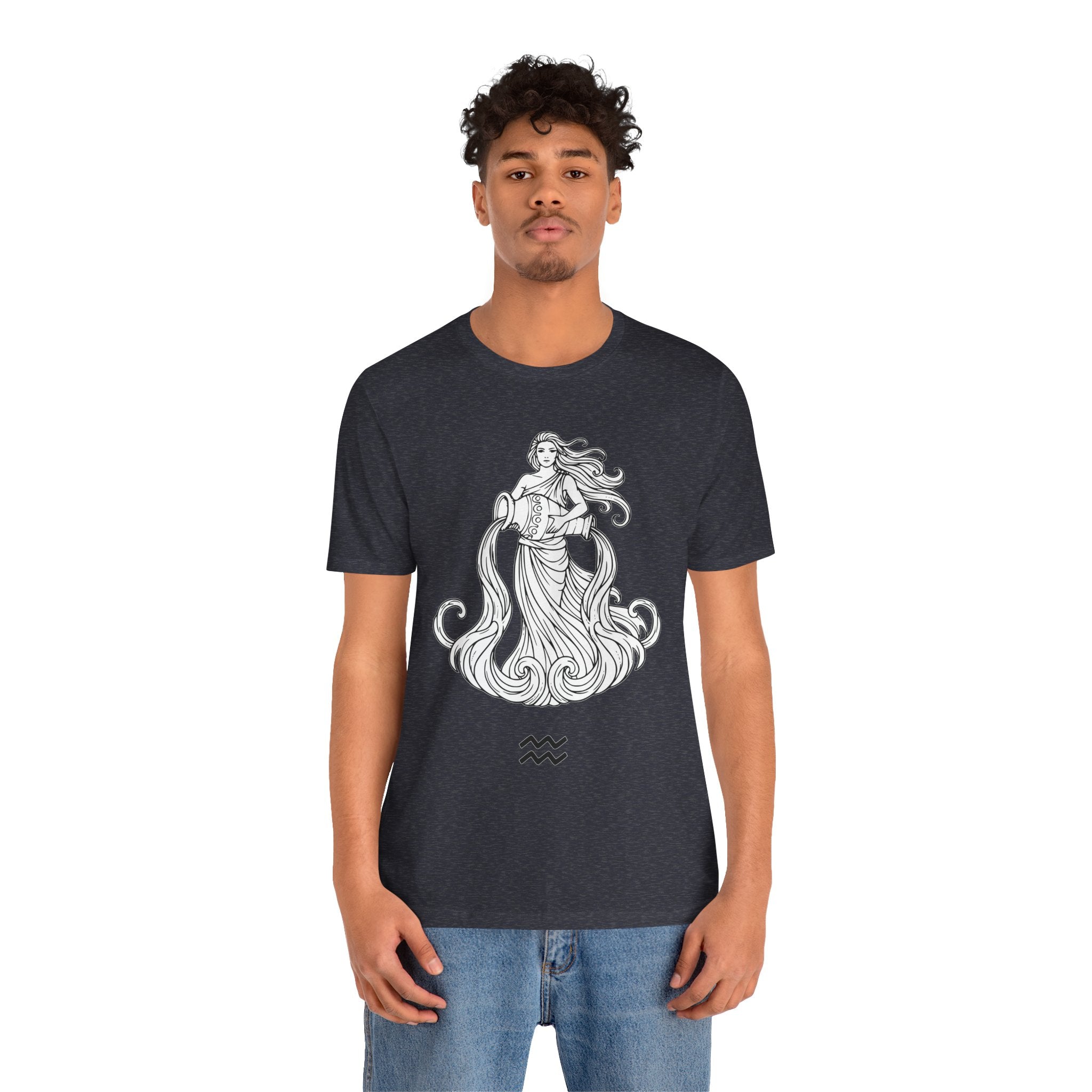 Aquarius Zodiac Tee - Unisex Astrology T-Shirt for Trendy Style