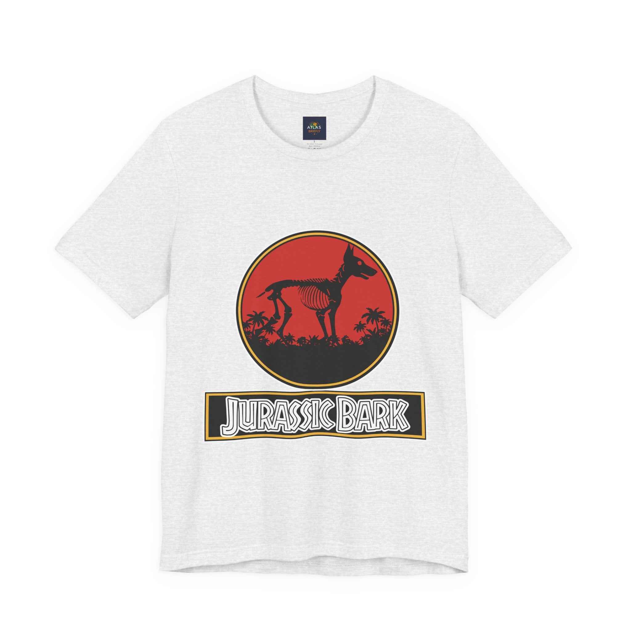 Doberman T-Shirt for Dog Lovers - Jurassic Bark Design - Atlas Briefly