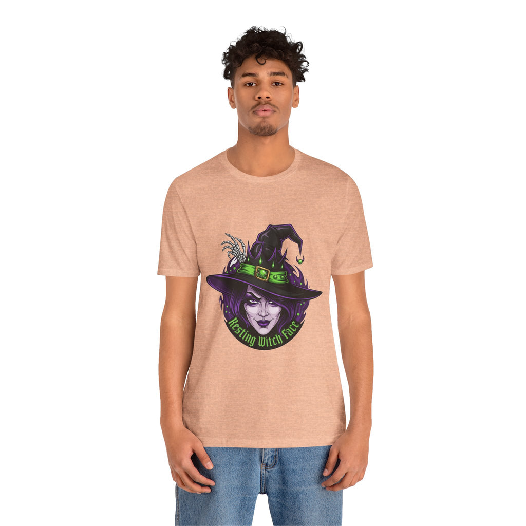 Resting Witch Face Halloween T-Shirt - Funny Witch Tee for Women & Men | Halloween Graphic Shirt - Atlas Briefly