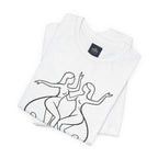 Gemini Zodiac Tee - Minimalistic Black and White Unisex Design