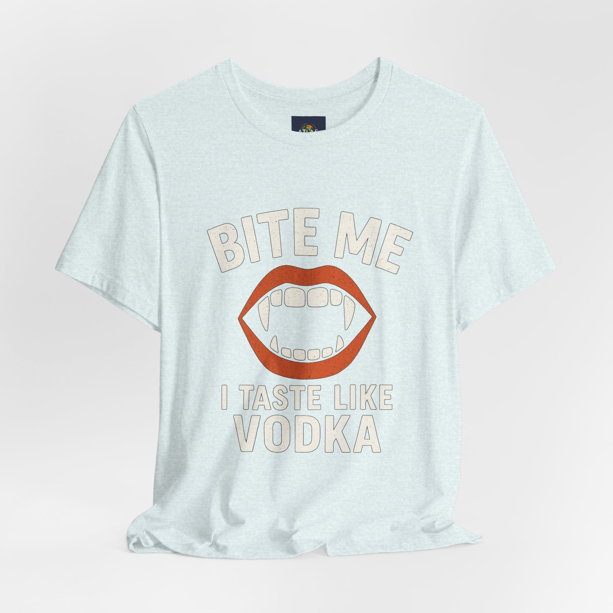 Funny Halloween Vodka T-Shirt – “Bite Me, I Taste Like Vodka”