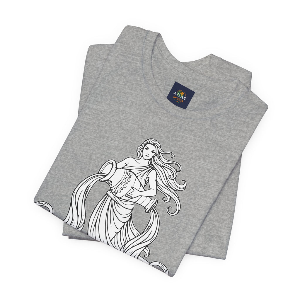 Aquarius Zodiac Tee - Unisex Astrology T-Shirt for Trendy Style