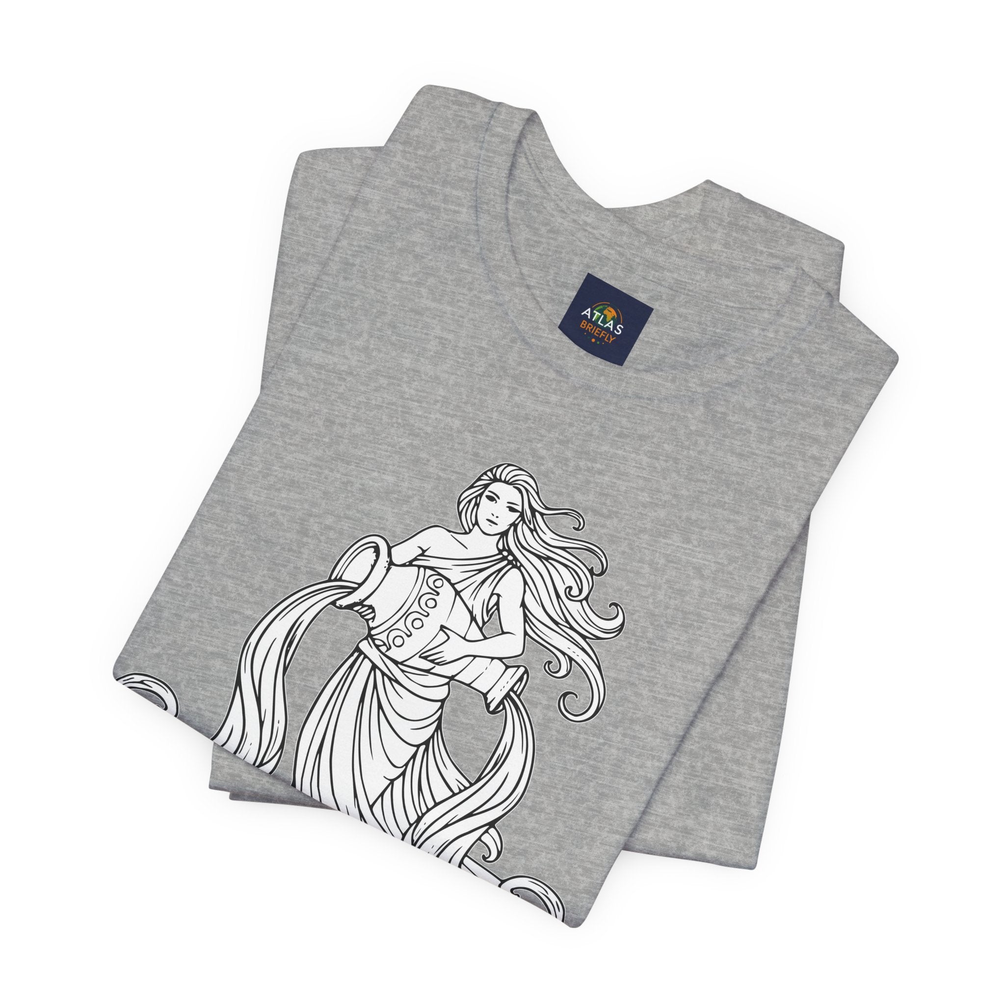 Aquarius Zodiac Tee - Unisex Astrology T-Shirt for Trendy Style