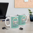 NamasTe-Rex Mug - Funny Yoga Coffee Cup for Dinosaurs | Unique Zen T-Rex Gift