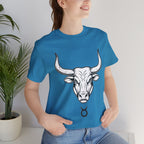 Taurus Zodiac T-Shirt - Minimalist Black and White Unisex T-Shirt