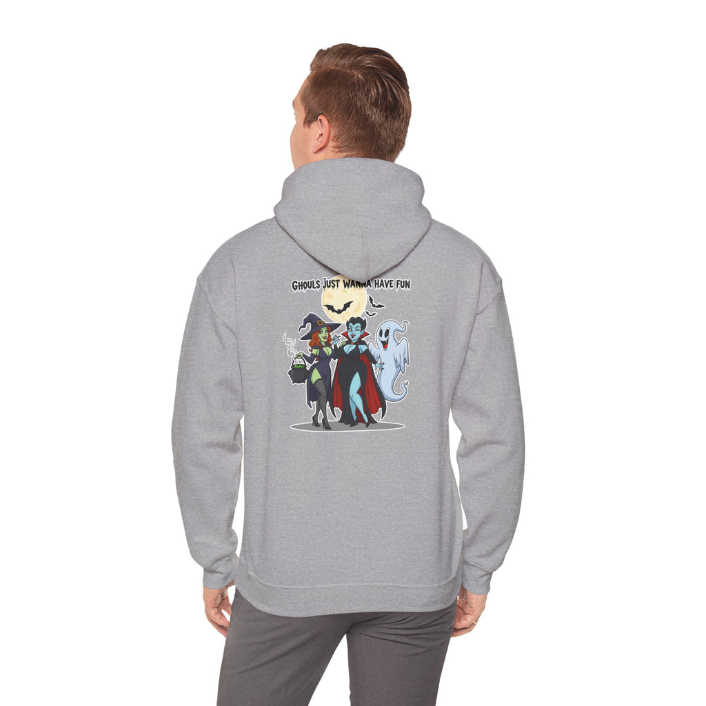 Ghouls Just Wanna Have Fun Halloween Hoodie - Witch Vampire Ghost Sweatshirt | Spooky Squad Apparel - Atlas Briefly