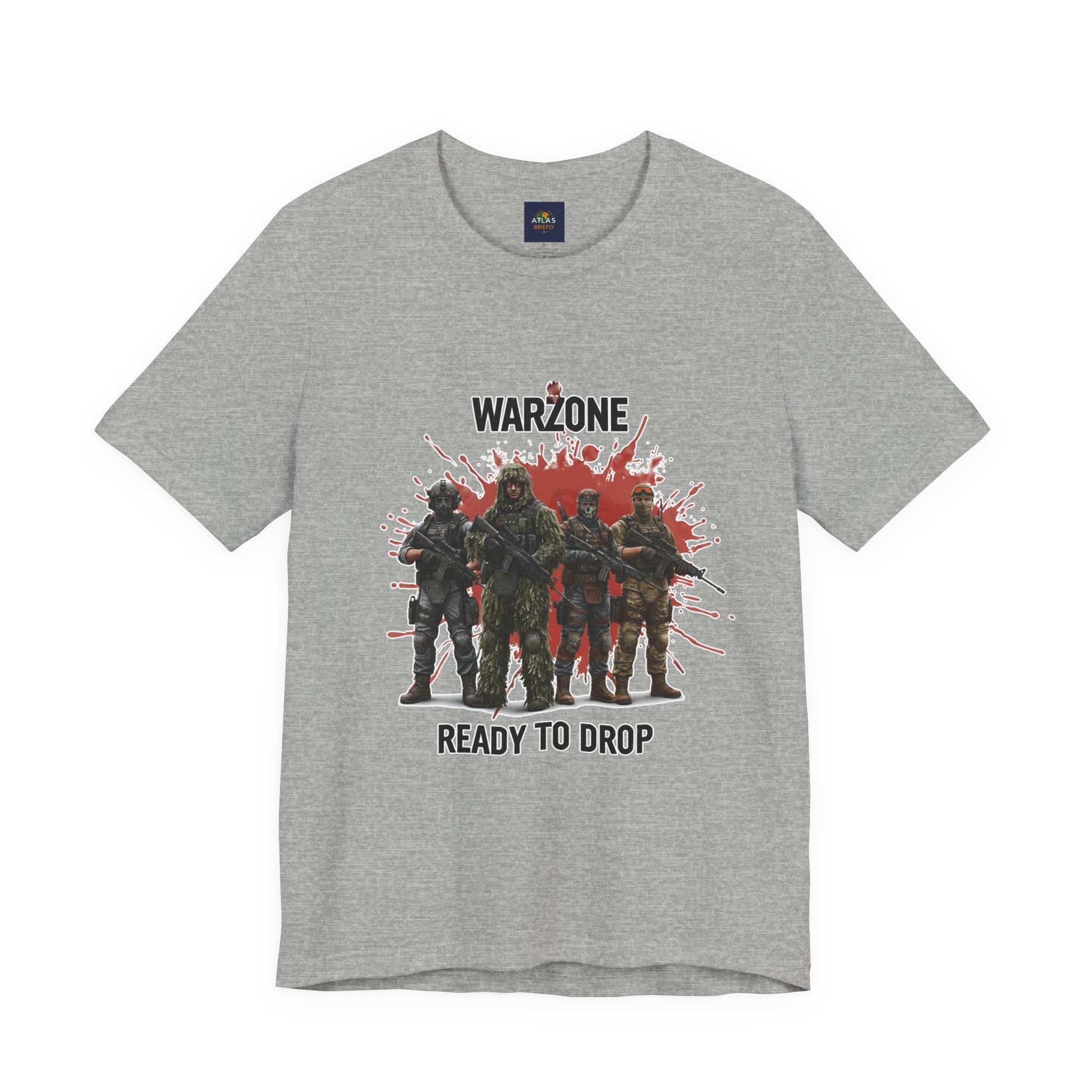 Warzone Drop T-shirt for Squad's Fashion Sense and Diverse K/D Ratio - Atlas Briefly