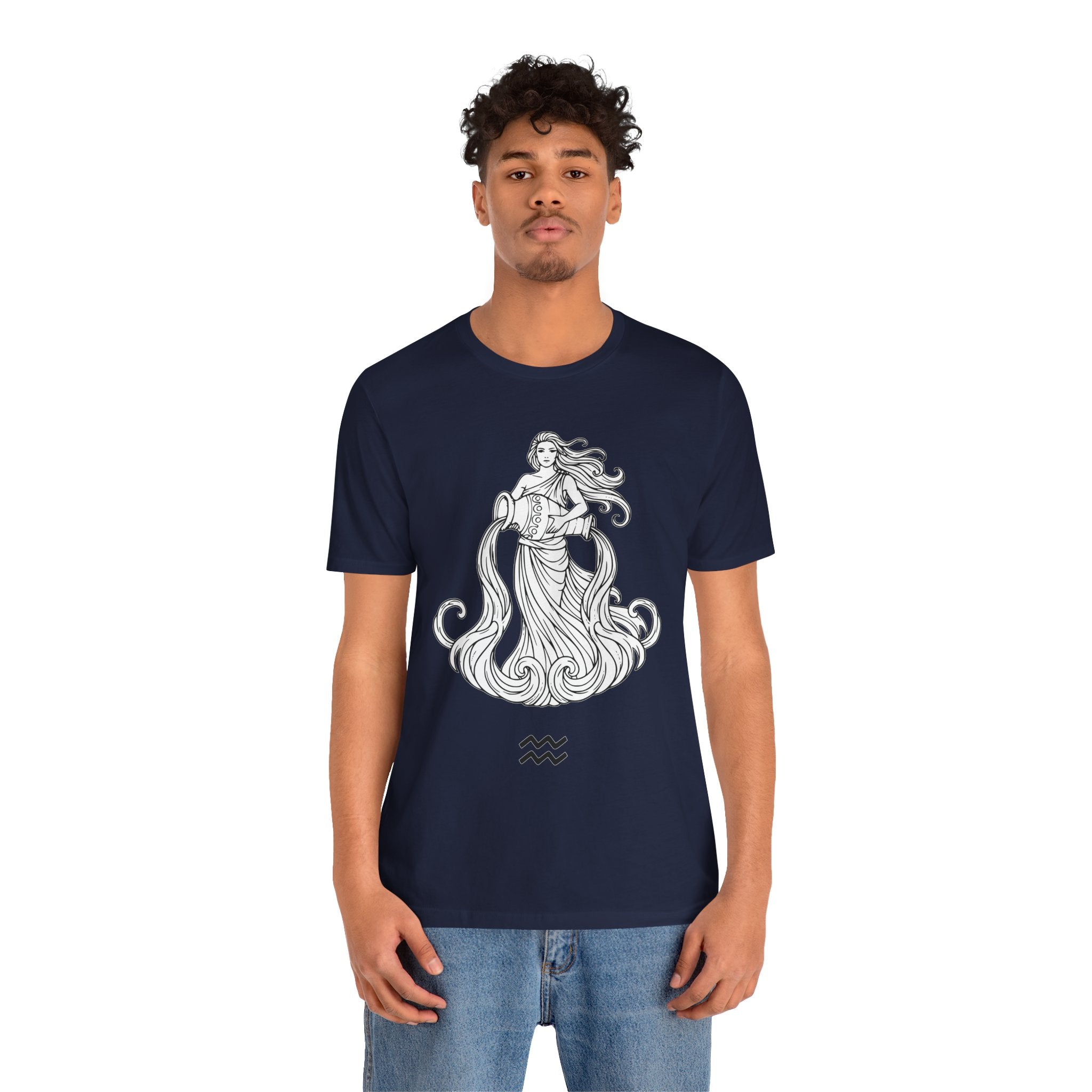 Aquarius Zodiac Tee - Unisex Astrology T-Shirt for Trendy Style