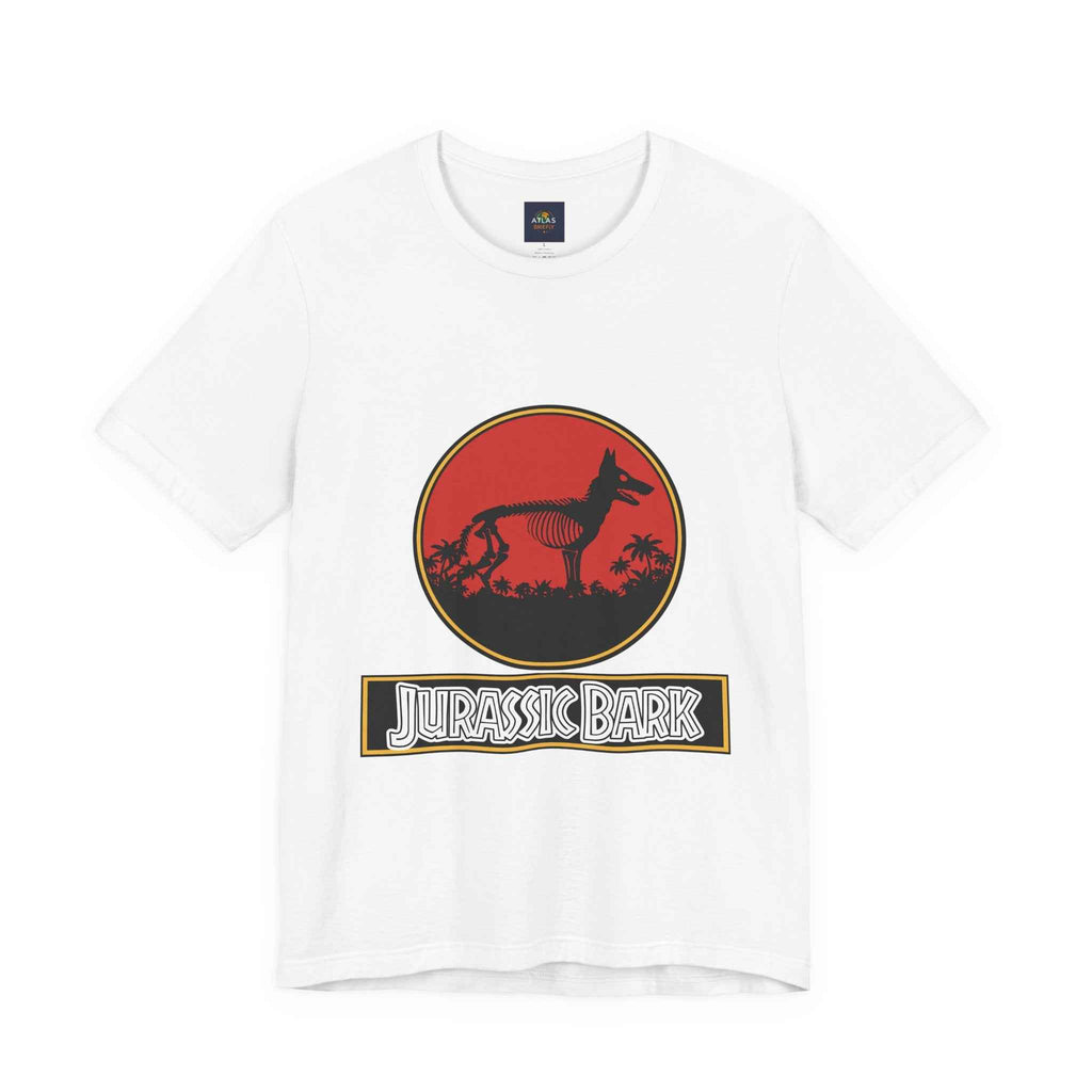 German Shepherd T-Shirt - Jurassic Bark Design | Unique Dog Lover Gift & Worldwide Shipping - Atlas Briefly