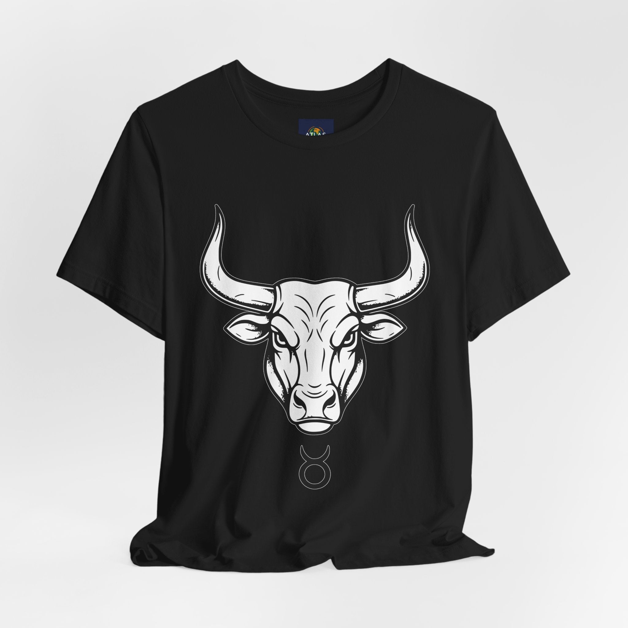 Taurus Zodiac T-Shirt - Minimalist Black and White Unisex T-Shirt