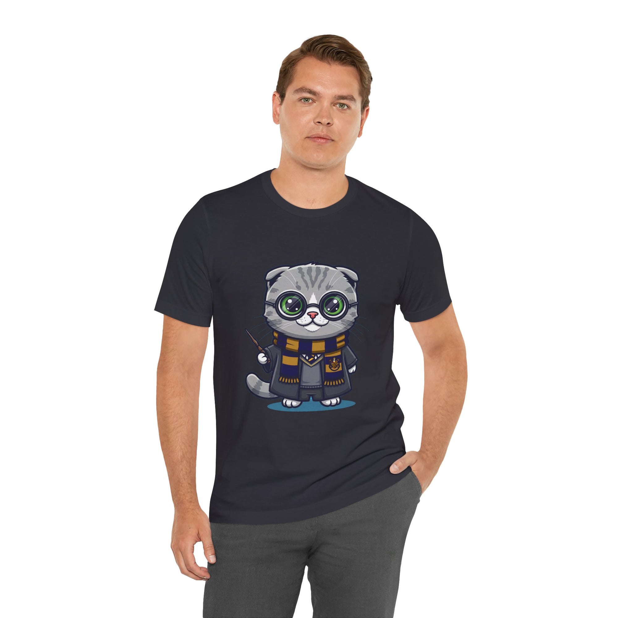 Ravenpaw Harry Potter T-Shirt - Funny Wizarding World Tee | Cute Potter Cat Gift - Atlas Briefly