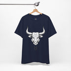 Taurus Zodiac T-Shirt - Minimalist Black and White Unisex T-Shirt